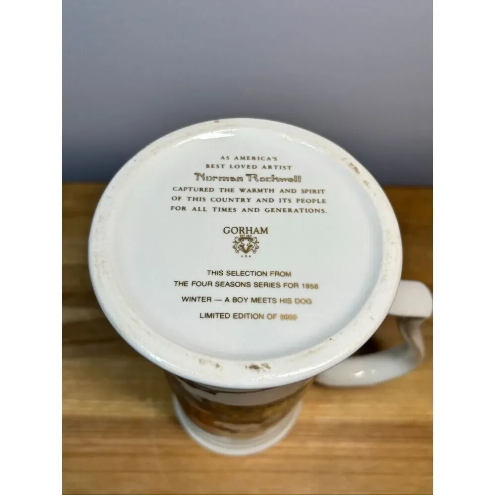 Vintage Gorham Stein Norman Rockwell's 